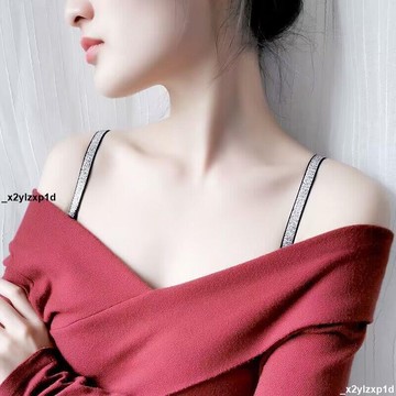 大促銷五 内衣替換肩帶 文胸肩帶 內衣肩帶 新款文胸肩帶夏可外露防滑內衣帶子一字領胸罩帶亮片彈力帶無痕