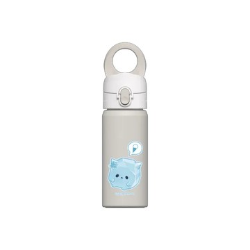 磁吸水壺 AquaStand 不鏽鋼 480cc - 無吸管 貝殼灰 - 瑟拉斯蒂歐 - 冰霧 - 冰結！冰結！