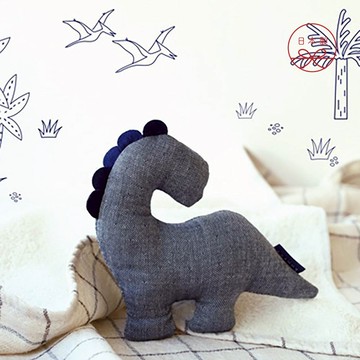 日本kontex 日本製純棉恐龍安撫玩偶