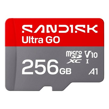 SanDisk 晟碟 Ultra GO microSD 記憶卡 SDSQUGN-256G-GN6MN  1個  256GB
