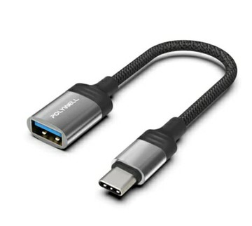 強強滾優選~ POLYWELL Type-C轉USB3.0 OTG轉接線 5Gbps傳輸 可連隨身碟 筆電平板手機 寶利威爾