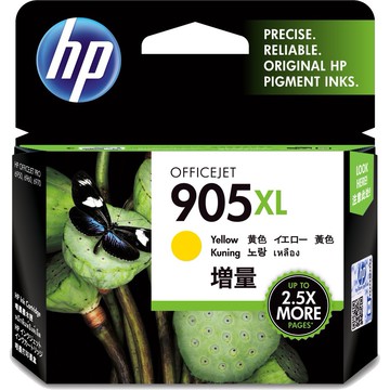 HP 905XL/905xl黃色 高容量墨水匣 適用：HP OfficeJet Pro 6960/6970/6950