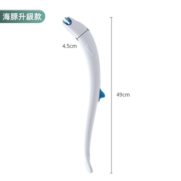 【荷生活】拋棄式自帶清潔劑刷頭馬桶刷 壁掛立式雙款式可選- (1支+2包刷頭補充包)