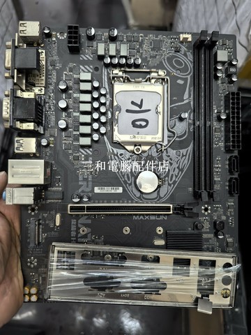 銘瑄H410M 主板 兼容第10/11/12代Intel CPU 密集散熱設計 高穩定性 小型電腦首【三和電腦配件店】