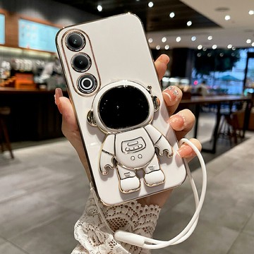 適用oppoA3X手機殼宇航員支架A3X新款卡通保護套硅膠軟殼全包防摔oppoA3X時尚創意高級