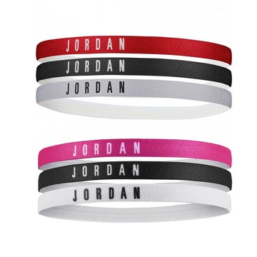 [秉宸] NIKE 彈性髮帶 韻律瑜珈 慢跑 止汗髮帶 JORDAN HEADBANDS 髮帶 3件組 J0003599