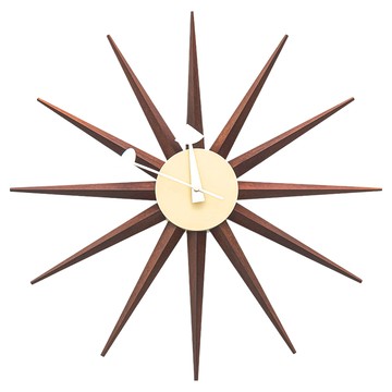 dayneeds 日需百備 幾何造型 北極星 壁掛式時鐘 掛鐘/壁鐘/壁掛式 SBN-CK1-CFST  深咖啡色