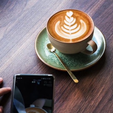 日式復古個性咖啡杯碟套裝拿鐵拉花咖啡杯子270ml