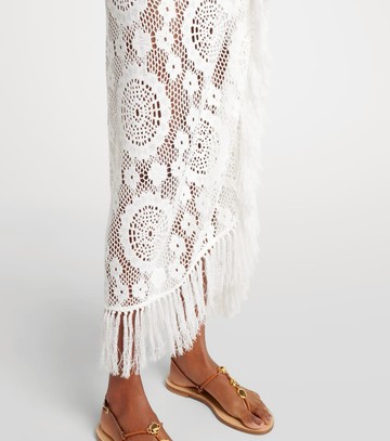 Simkhai Thyri fringed beach cover-up