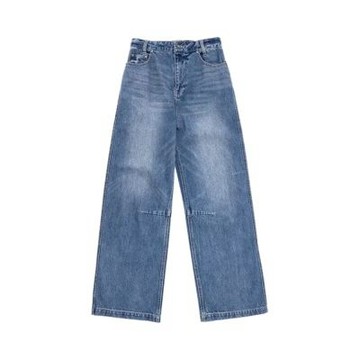Converse Denim Wide Leg Woven 女款 藍色 寬鬆 丹寧 牛仔 長褲 WCJ432-UHA