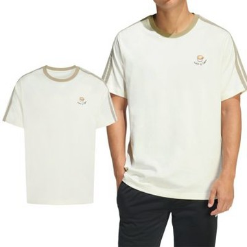 Adidas M Coffee Cup T 男款 白色 運動 休閒 上衣 圓領 短袖 JZ5072