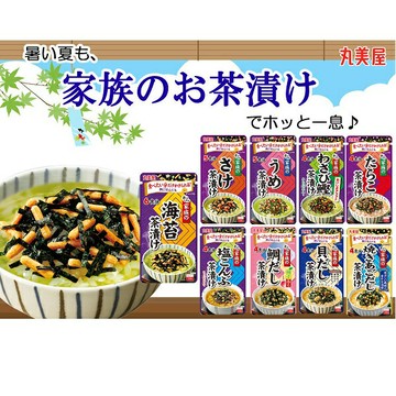 【江戶物語】 丸美屋 家族的茶漬系列 日式茶泡飯 大容量 海苔香鬆 拌飯料 泡飯料 飯友 配飯食品 日本原裝 日本進口