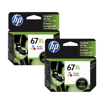 【2入】HP 67XL(3YM58AA) 原廠三色高容量墨水匣 適用DJ 1212/2332/2722/2723/4120/6020/6420