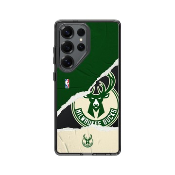 Galaxy S25 Ultra Clear 酷墨灰 - NBA - 熱血系列-密爾瓦基公鹿 Milwaukee Bucks - Sweat and Tears