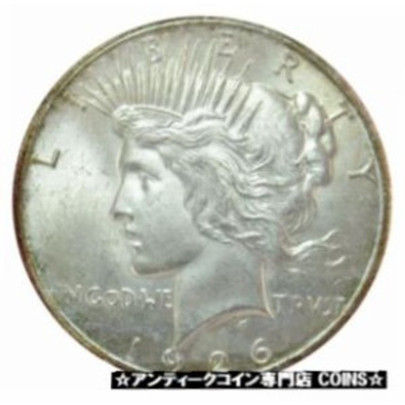 アンティークコイン 1926 SILVER UNITED STATES PEACE $1 DOLLAR COIN