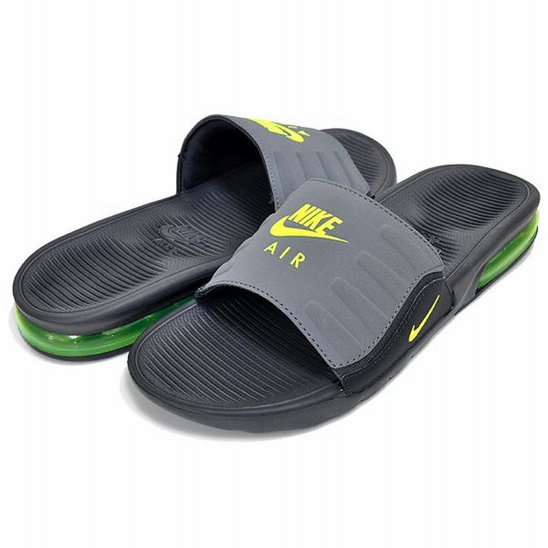 ナイキ エアマックス キャムデン スライド NIKE AIR MAX CAMDEN SLIDE anthracite/volt-dark grey  bq4626-001 サンダル イエローグラデ シャワー カムデン 95 | LINEブランドカタログ