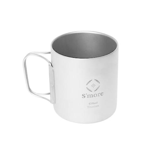 S'more(スモア) Titanium mug double チタンマグ マグカップ チタン コップ チタンコップ ダブル チタン