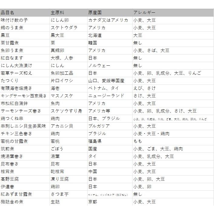 玉清　生おせち（宝船）和風一段重送料無料（お届け：12月31日着のみ・時間指定不可）