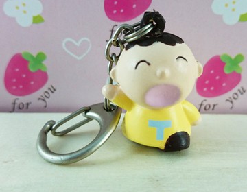 【震撼精品百貨】大寶/大口仔_Minna No Tabo ~鑰匙圈_T