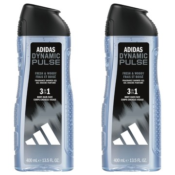 adidas 愛迪達 男性三合一潔顏洗髮沐浴露 超越活力  400ml  2瓶