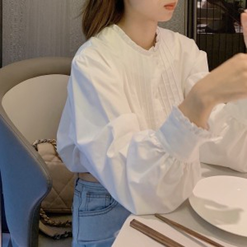 ブラウス レディース シャツ ブラウス 韓国 ブラウス 春 秋 冬 オフィス 白 ブラウス レディース 長袖 ブラウス 大人可愛い ブラウス フ 通販 Lineポイント最大10 0 Get Lineショッピング