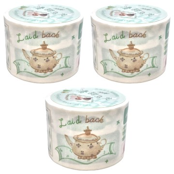 CARD LOVER 信的戀人 和紙膠帶 3m x 30mm  清甜烏龍  3個