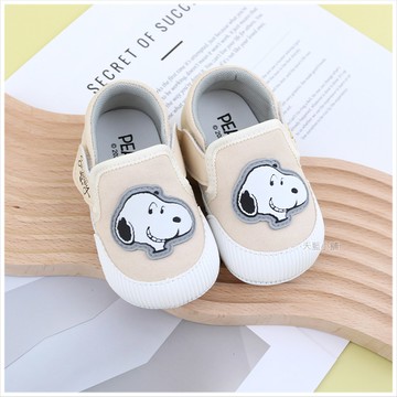 天藍小舖-史努比魔鬼氈軟底寶寶學步鞋-單1款-$590【A27270494】
