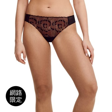 【Chantelle】Nightfall_丁字內褲_XS-M(21V90_0RT黑金雙色)