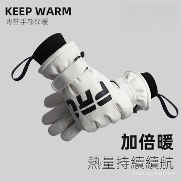 機車防風手套 防寒手套男士秋冬防風防凍加絨加厚騎行手套女戶外滑雪可觸屏
