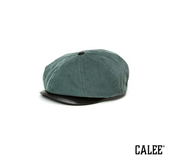 Calee Cal Nt Logo Corduroy Two Tone Cas古董燈芯絨皮革雙色報童帽(三色)