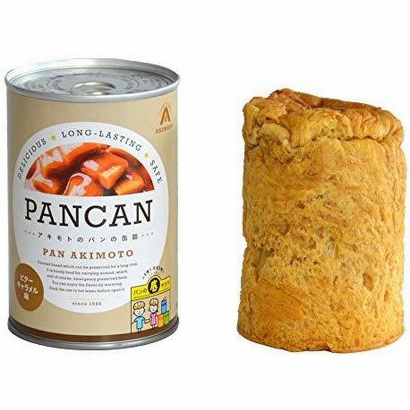 パン アキモト パンの缶詰ビターキャラメル味 100g6個 通販 Lineポイント最大get Lineショッピング