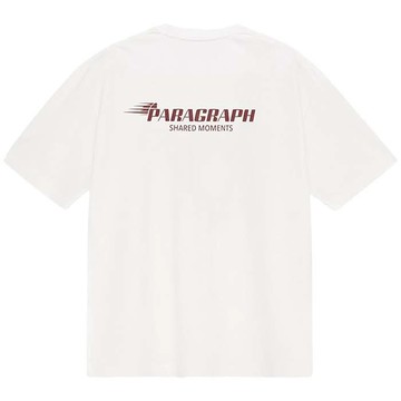 【PARAGRAPH】26SS NO.043 SHARED MOMENTS TEE 短T (白色)