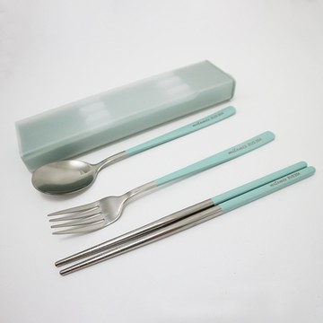 北歐 304不鏽鋼環保餐具組三件式-2組