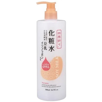日本【 熊野油脂】  四季應時異黄酮豆乳乳液500ml