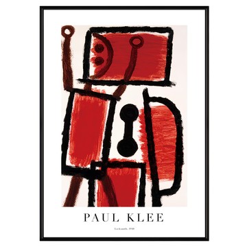 菠蘿選畫所 保羅・克利 鎖匠I AVAR4633B  59.4 x 42cm  黑色