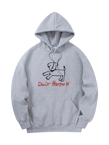 Oversized Heavyweight Fleece Hoodie [Gray]