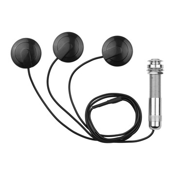 Winn Adhesive Instrument Pickup 原聲吉他拾音器迷你換能器帶 1/4 英寸連接器適用於小提