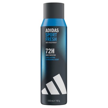 adidas愛迪達 男性制汗爽身噴霧(運動清新)150ml