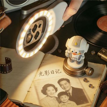 fotorgear復古氛圍感補光燈適用蘋果手機攝影專用便攜磁吸拍照燈