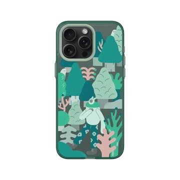 iPhone 15 Pro Max Clear 憂墨綠 - 包大山 Baozi - 方向感