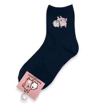 KI01-卡娜赫拉成人短襪-藍 22-25CM