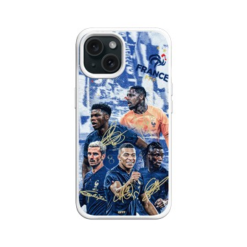 iPhone 15 SolidX 白 - FFF - France National team - Signatures 1
