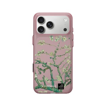 iPhone 17 Pro Max Clear (相機按鈕) 晶醺玫 - Van Gogh Museum - Amandier en fleurs - Transparent