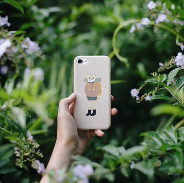 【限量現貨】山系 | 台灣石虎 插畫 霧面手機殼 iPhone