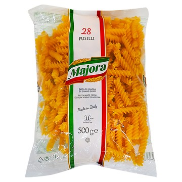 Majora 麥嘉樂 義大利螺旋麵 500g，Q彈有嚼勁，多種醬料搭配，家庭分享  1包