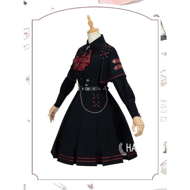 Lolita系 ロリータ 軍服 ワンピース ゴスロリ セーラー服 ロリ 制服