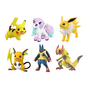 [家速配]精選寶可夢人偶六入組