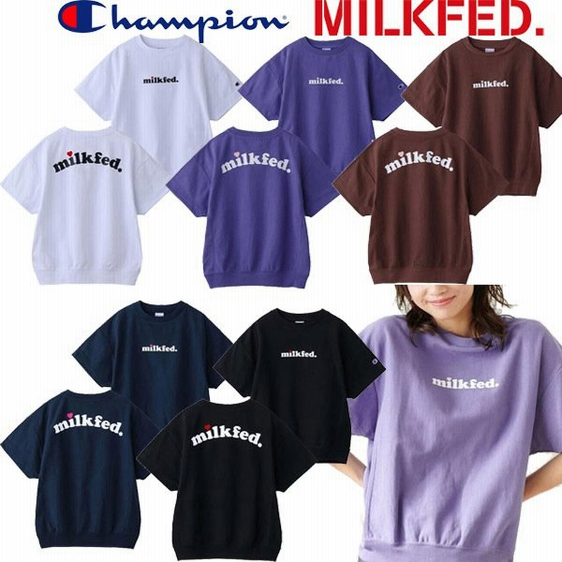 セール Sale ミルクフェド Milkfed Champion Cooper Big Tee チャンピオン コラボ 半袖 トップス ｔシャツ ヘビーオンス レディース ブランド 通販 Lineポイント最大get Lineショッピング