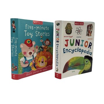 (現貨)英文短篇閱讀系列！ Junior Encyclopedia＋Five-minute Toy Stories 少年百科全書+五分鐘玩具故事