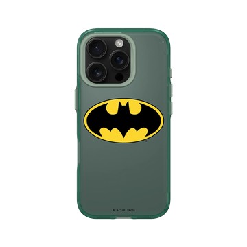iPhone 16 Pro Clear 憂墨綠 - Batman 蝙蝠俠 - 經典蝙蝠俠Logo